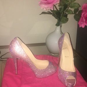 Christian Louboutin Very Prive Crystal Strass 120